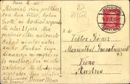 Ak Zittau in Sachsen, Blumenuhr