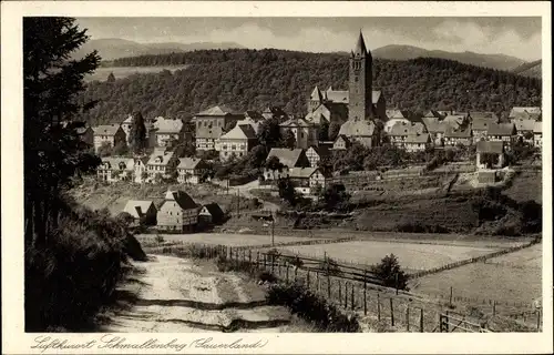 Ak Schmallenberg im Sauerland, Ortsansicht