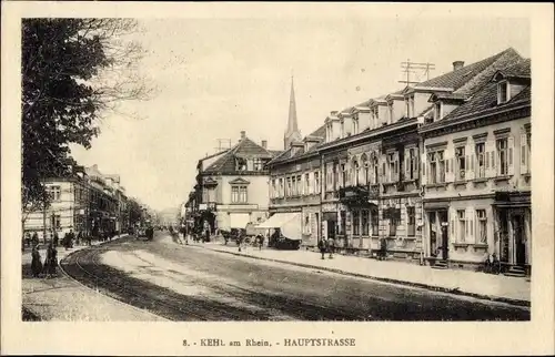 Ak Kehl am Rhein, Hauptstraße