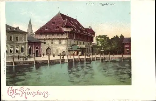 Ak Konstanz am Bodensee, Conciliumgebäude