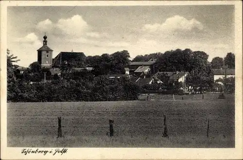 Ak Ostseebad Schönberg in Holstein, Ortsansicht mit Kirche