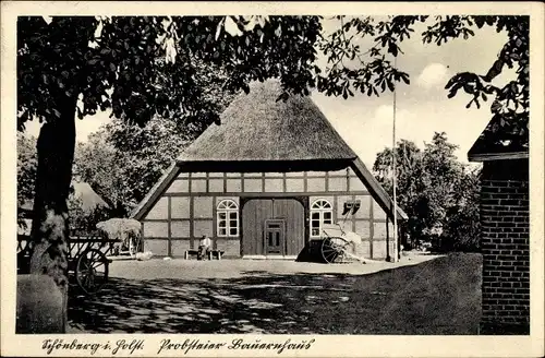 Ak Ostseebad Schönberg in Holstein, Probsteier Bauernhaus