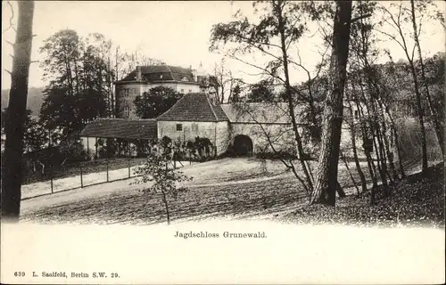 Ak Berlin Zehlendof Dahlem, Jagdschloss Grunewald