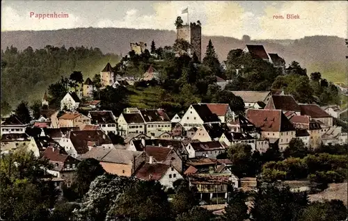 Ak Pappenheim im Altmühltal Mittelfranken, Gesamtansicht