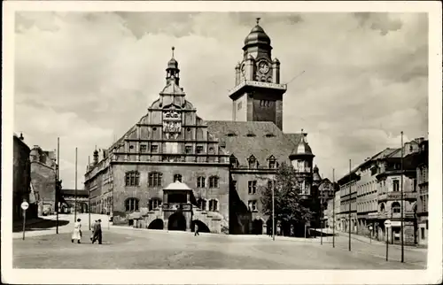 Ak Plauen im Vogtland, Altmarkt mit Rathaus