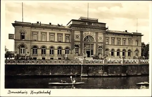 Ak Braunschweig in Niedersachsen, Hauptbahnhof