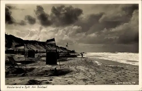 Ak Westerland auf Sylt, Südbad