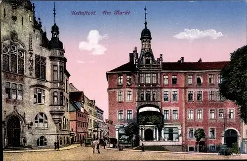 Ak Helmstedt in Niedersachsen, Markt