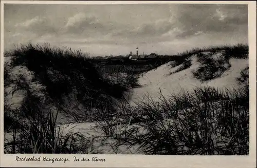 Ak Nordseebad Wangerooge in Ostfriesland, in den Dünen