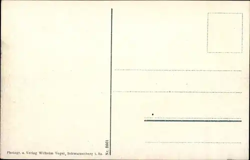 Ak Oberschlema im Erzgebirge, Radiumbad, Gemeindeamt