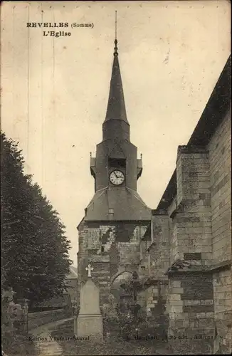Ak Revelles Somme, Kirche