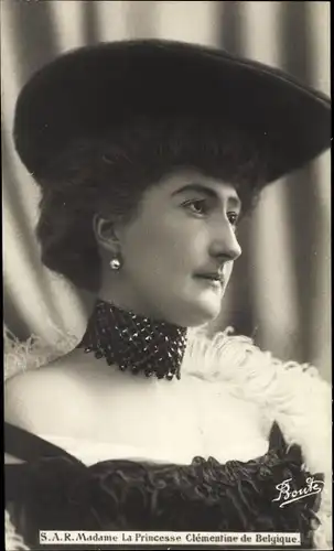 Ak Prinzessin Clementine von Belgien, Portrait