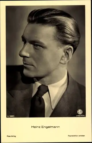 Ak Schauspieler Heinz Engelmann, Portrait