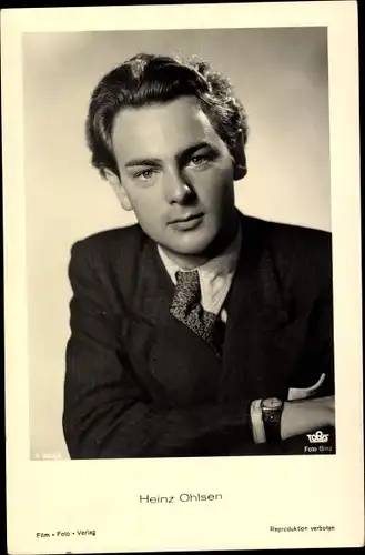 Ak Schauspieler Heinz Ohlsen, Portrait, Anzug