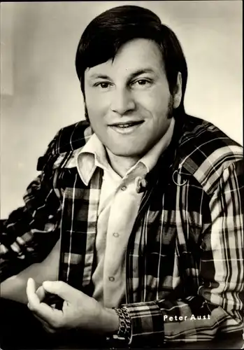 Ak Schauspieler Peter Aust, Portrait