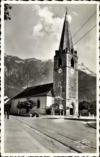 Ak Bex Kanton Waadt, Die Kirche