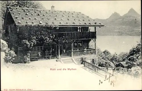 Ak Rütli Seelisberg Kanton Uri, Mythen