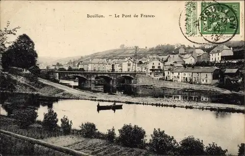 Ak Bouillon Wallonie Luxembourg, Pont de France