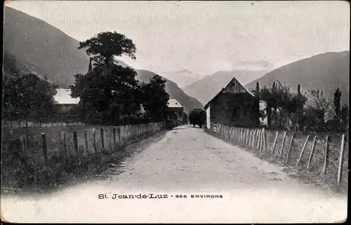 Ak Saint Jean de Luz Pyrénées Atlantiques, seine Umgebung