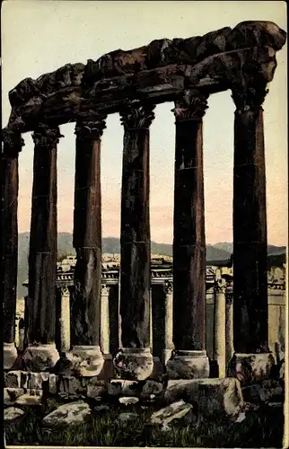 Ak Baalbek Libanon, Sonnen-Tempel