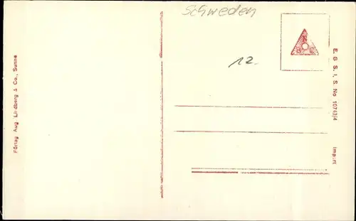 Ak Stöpafors Sunne Schweden, Prostgarden