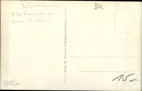 Ak Stenderup Toftlund Sogn Dänemark, Altes Gasthaus