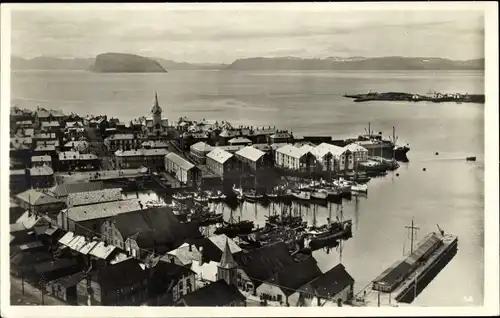 Ak Hammerfest Norwegen, Totalansicht