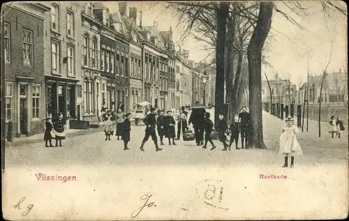 Ak Vlissingen Zeeland Niederlande, Hoofkade