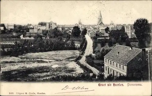 Ak Heerlen Limburg Niederlande, Panorama