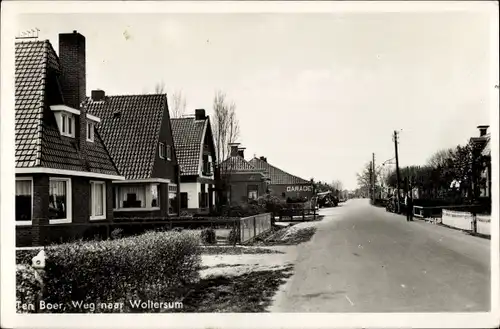 Ak Ten Boer Groningen, Weg naar Woltersum