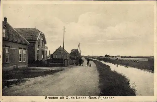 Ak Pijnacker Südholland, Straßenpartie