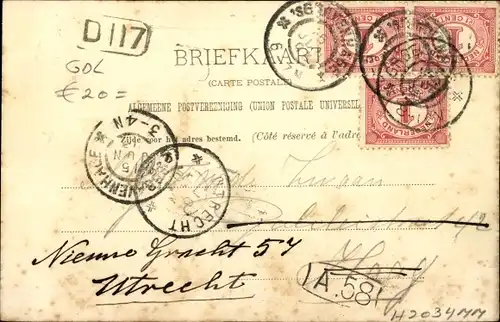 Ak Groesbeek Gelderland, Geref. Kerk