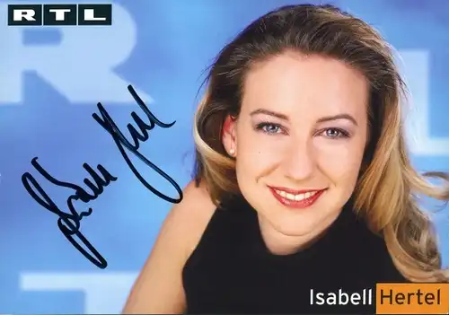 Ak Schauspielerin Isabell Hertel aus Unter uns, RTL, Autogramm