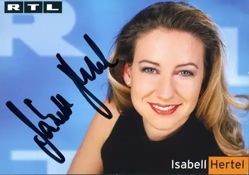 Ak Schauspielerin Isabell Hertel aus Unter uns, RTL, Autogramm