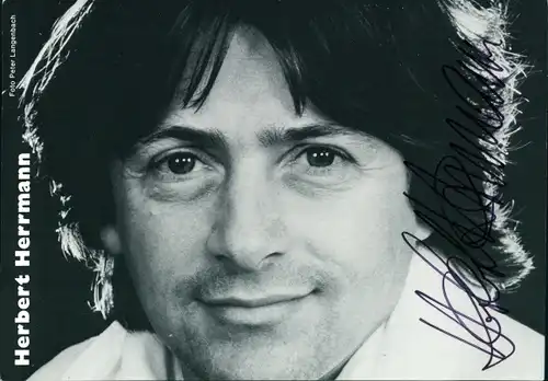 Ak Schauspieler Herbert Herrmann, Portrait, Autogramm