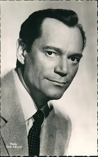 Ak Schauspieler Eddie Constantine, Portrait