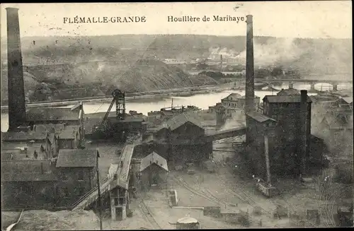 Ak Ougrée Wallonien Lüttich, Houillère  de Marihaye