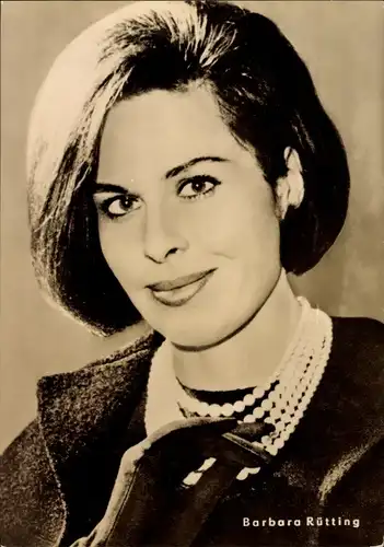 Ak Schauspielerin Barbara Rütting, Portrait, Neues vom Hexer, Der Zinker