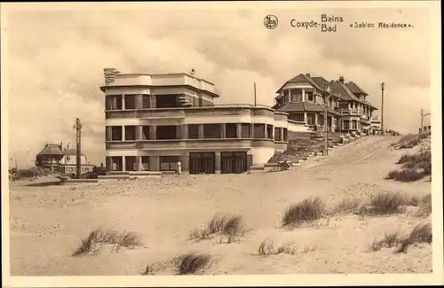 Ak Koksijde Coxyde sur Mer Westflandern, Sablon Residence