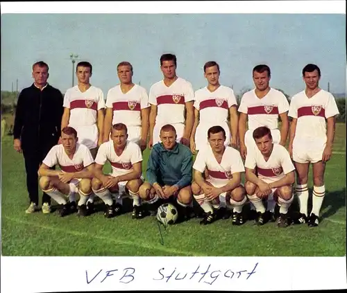 Ak VFB Stuttgart, Mannschaft, Autogramm