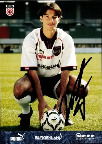 Ak Fußballspieler Ivica Vastić, Autogramm