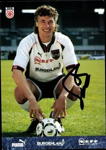 Ak Fußballspieler Toni Polster, Autogramm