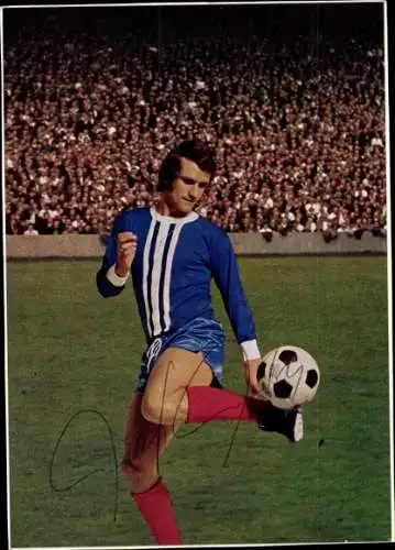 Ak Fußballspieler Wolfgang Overath, Autogramm