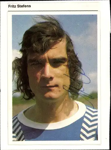 Ak Fußballspieler Fritz Stefens, RW Essen, Fußball, Autogramm