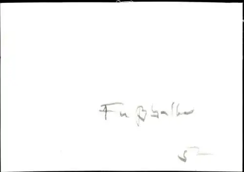 Ak Fußballspieler, Fußball, Autogramm