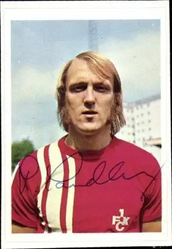 Foto Fußballspieler Roland Sandberg, 1. FC Köln, Fußball, Autogramm