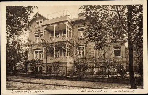 Ak Dresden Weißer Hirsch, Dr. Lahmann's Sanatorium, Villa Katharinenhof