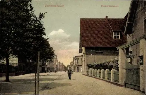 Ak Wilhelmshaven, Bismarckstrasse