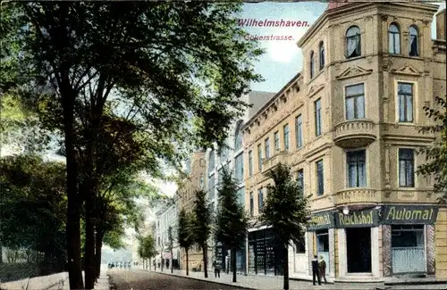 Ak Wilhelmshaven in Niedersachsen, Gökerstraße, Gastwirtschaft Reichshof