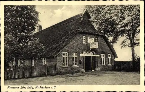 Ak Aschhausen Bad Zwischenahn in Oldenburg, Hermann-Löns-Krug, Gastwirtschaft